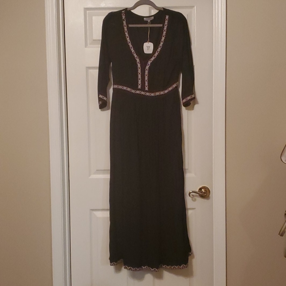 Black maxi dress